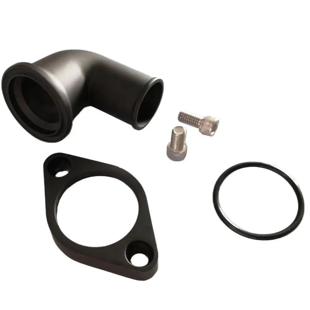 Для SBC BBC для черный Алюминий поворотный воды для шеи SB BB для Chevy 327 350 454 396 Би-высокая производительность идеально подходит