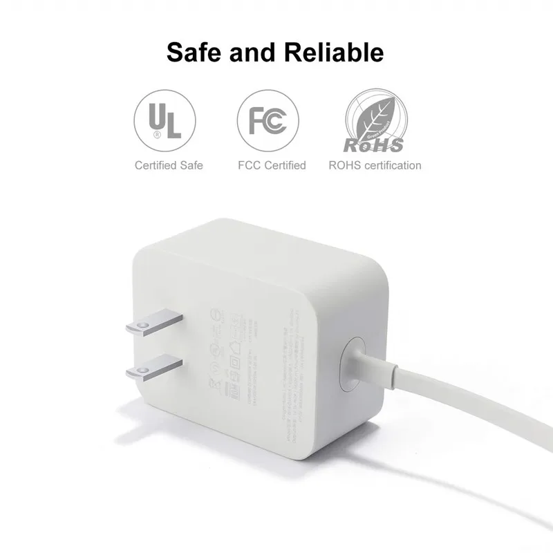 

16.5V 2A Home Charger Wall Power Supply Adapter Fit For Google Smart Speaker Voice Activated Device Model W16-033N1A