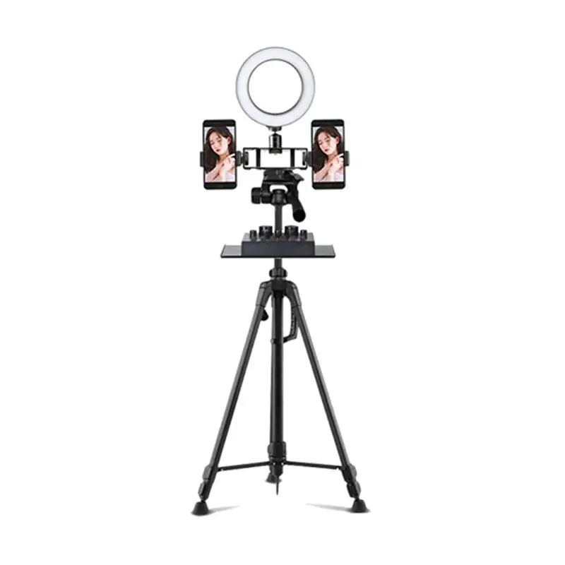 200x130MM Sound Card Tray Live Broadcast Microphone Rack Stand Phone Clip Holder 634A