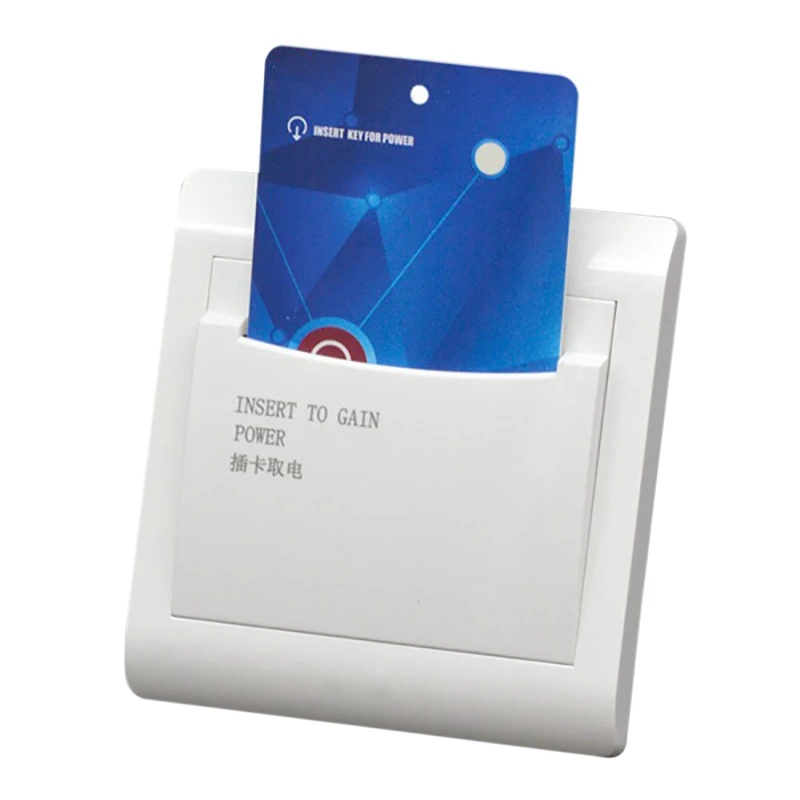 

Top-with 3 Card Hotel House Guest Room Wall Reader Switch 40A Energy Saving Insert Key for Power