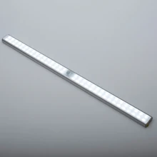 64 светодиодный s USB перезаряжаемая светодиодная подсветка под шкаф PIR датчик движения шкаф ночной Светильник для шкафа шкаф для кухни