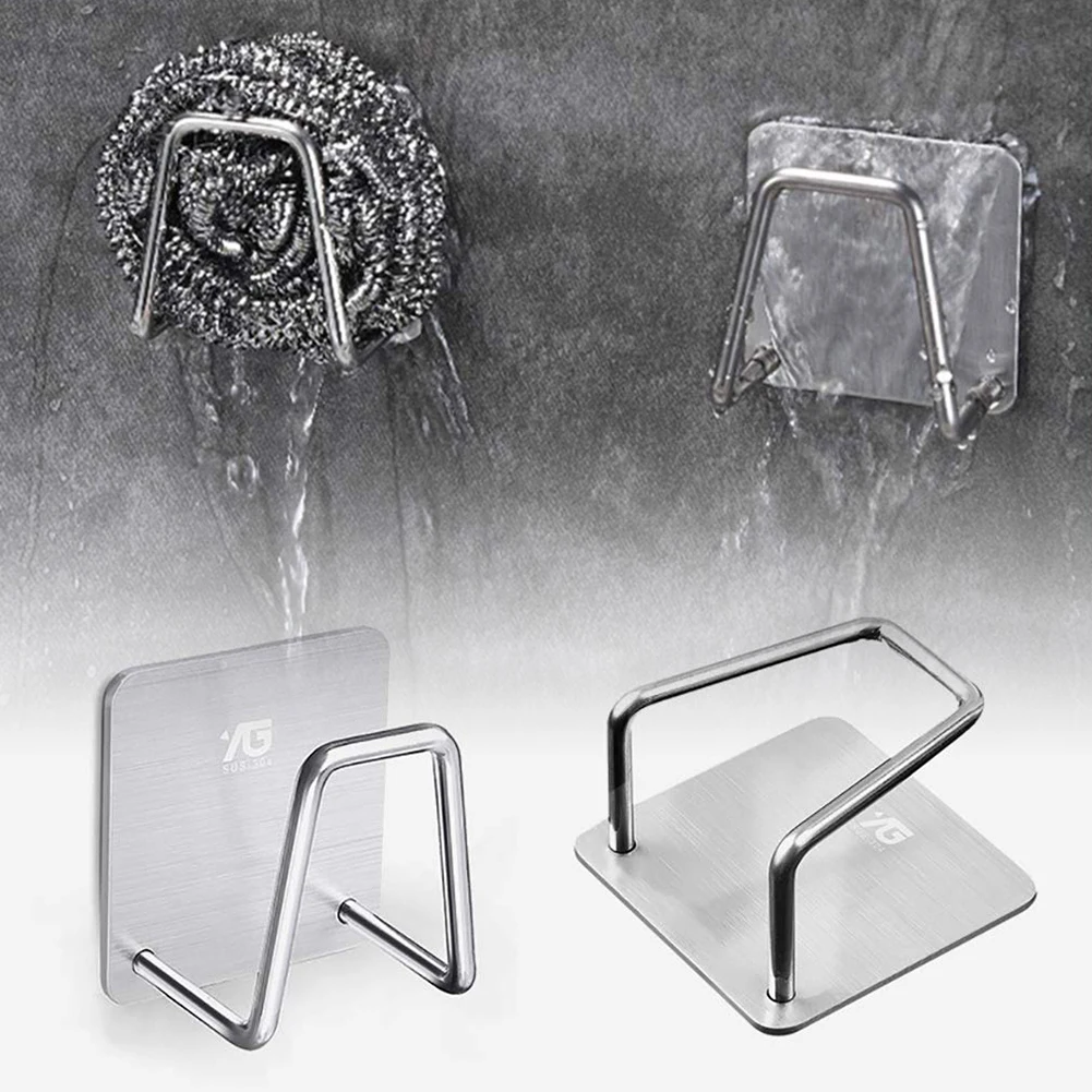 Стеллаж для слива кухонной раковины держатель хранения губки из нержавеющей