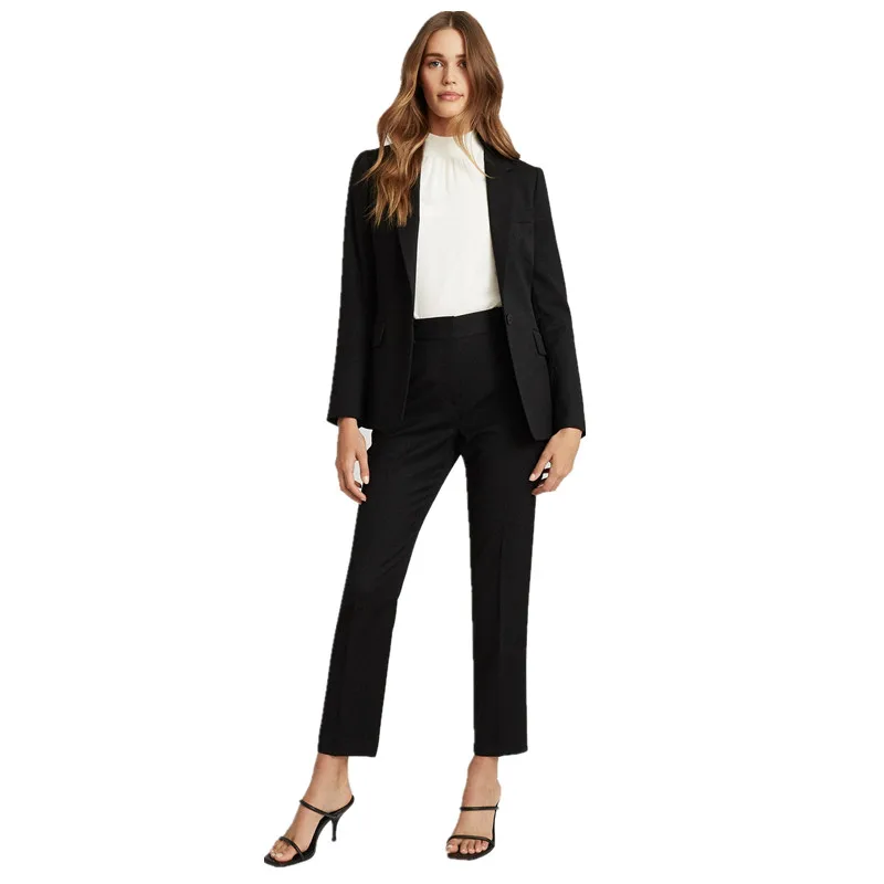 43.1 2、单扣、89.99、Custom made women's suits women's casual office lady suits women's pants suits female blazers set брючный костюм женский