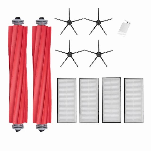 XiaoMi Roborock T7S S7 HEPA Accessory of Filter Main Brush/Cover Mop Cloth Side Brush Vacuum Cleaner Part Package  4A