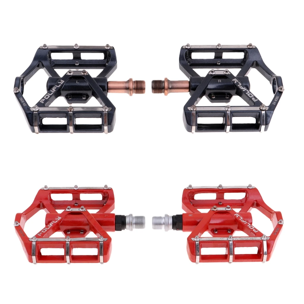 MTB Mountain Bicycle Road Bike BMX Flat/ Platform Pedals 3 Bearings 9/16inch