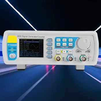 

DDS 60MHz Signal Generator Digital Dual-channel Signal Pulse Generator FY6800 FY6900-60M Frequency Meter Function Generator