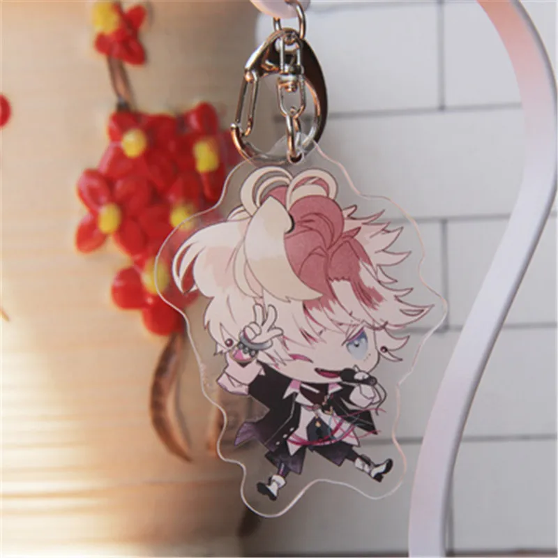 Аниме DIABOLIK LOVERS Ayato Kanato Laito Shu Reiji Ruki Subaru брелок для ключей Хэллоуин косплей брелок Подвеска Рождественская игрушка