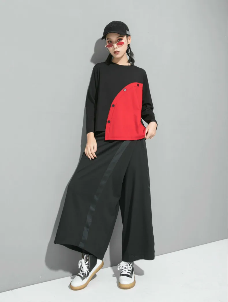 Max LuLu модная Корейская одежда осенние Топы уличная Женская Лоскутная свободная удобные футболки Kawaii хлопковая футболка с длинными рукавами