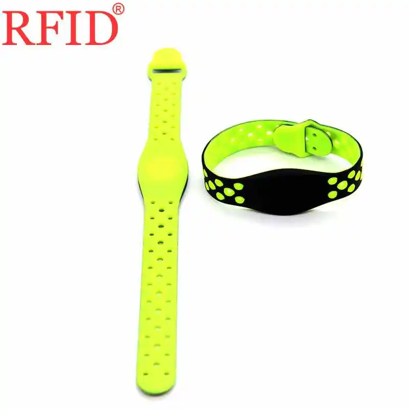 1pcs Random Color ID 125 кГц EM4100 TK4100 только для чтения Регулируемый силиконовый водонепроницаемый RFID браслет брелоки бирка маркер группа много цветов Выберите 1 шт - Цвет: 1pcs Random Color