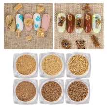 Относится к принцессы роспись ногтей маникюр опилки порошок деревянный корпус разъема порошок пляжные начальной Цвет ногтей аксессуары C блестками 6 Коло