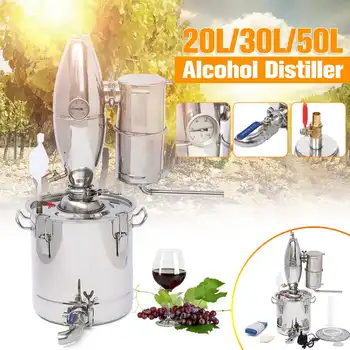 

Efficient 20L/30L/50L Wine Beer Alcohol Distiller Moonshine Alcohol Home DIY Brewing Kit Home Distiller Copper Distiller Equipme