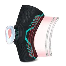 

Sports Knee Pads Support Compression Silicone Kneepad Spring Knee Brace Strap Patella Medial Protector Tactical Kneecap Fitness