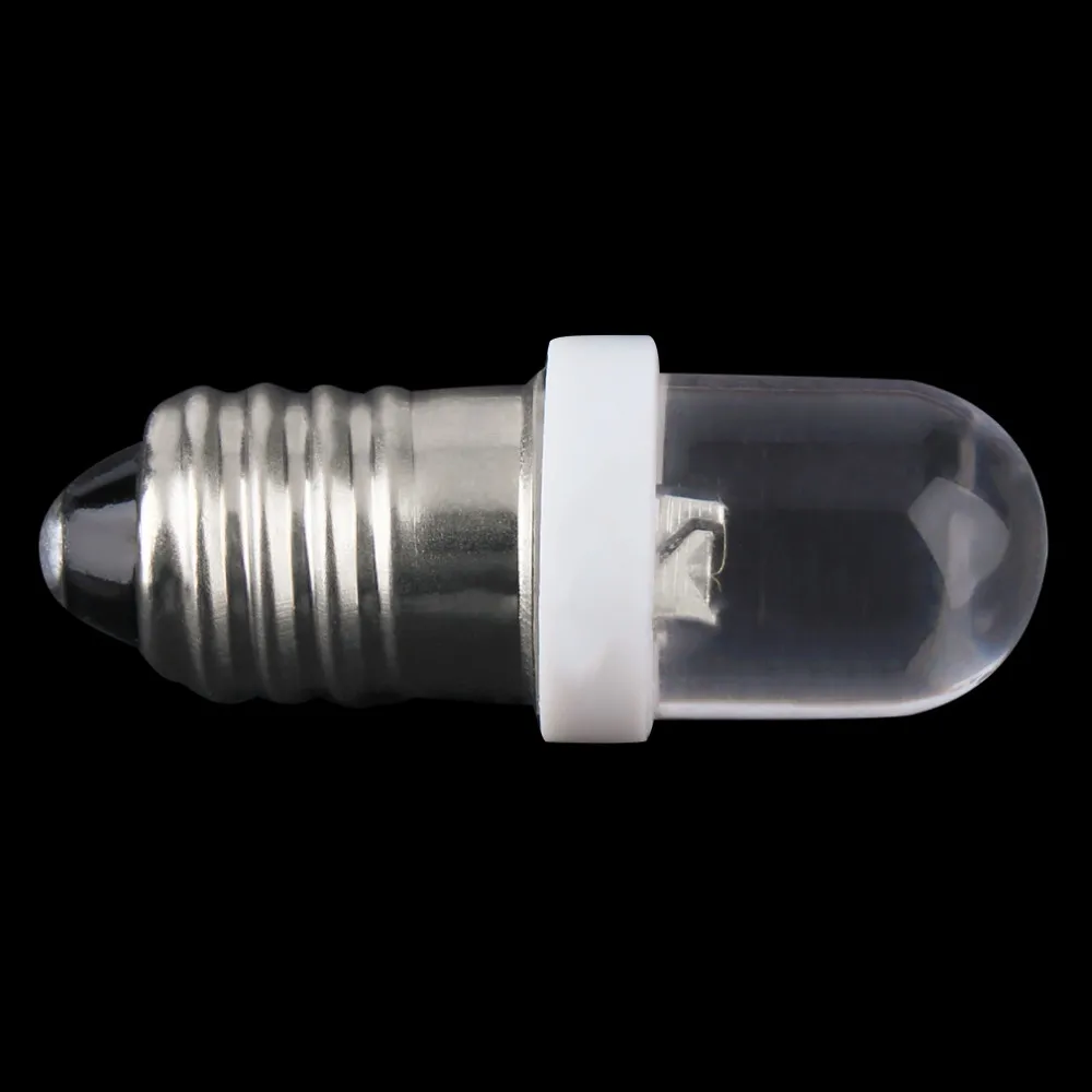 1 шт. E10 винт база индикатор светодиодный лампа Высокое качество низкое энергопотребление холодный белый 6 В DC лампада светодиодный