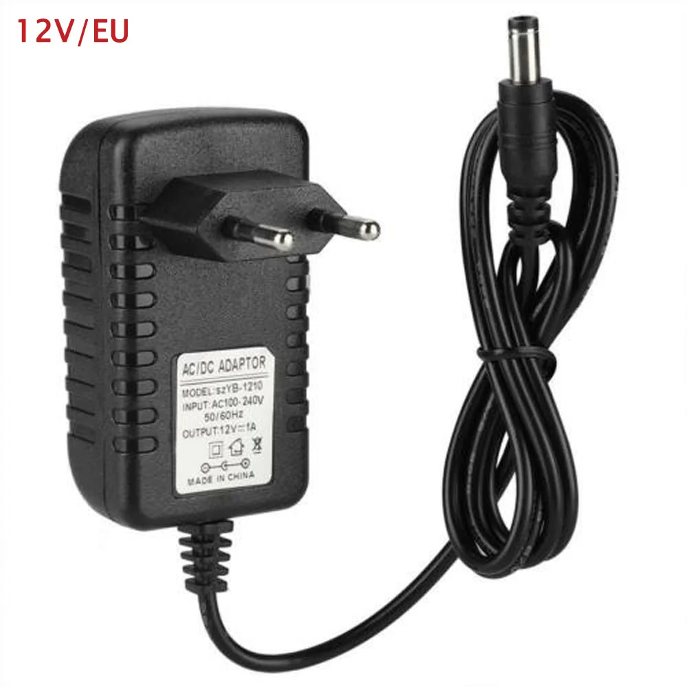 Адаптер питания DC 9 V/12 V/12,6 V/16,8 V/21 V/25,2 V 1A зарядное устройство питания Универсальное переключение ЕС США вилка