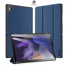 Étui de protection pour tablette Samsung Galaxy Tab A8 2021, nouveauté de luxe incroyable, veille automatique intelligente, réveil, triple pli