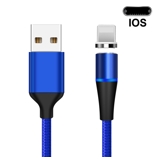 Cable 3A Fast Charging Micro USB Type C Cable For iPhone Xiaomi Redmi A2 Note 8 5 Magnetic Charger Phone Data USB Cord