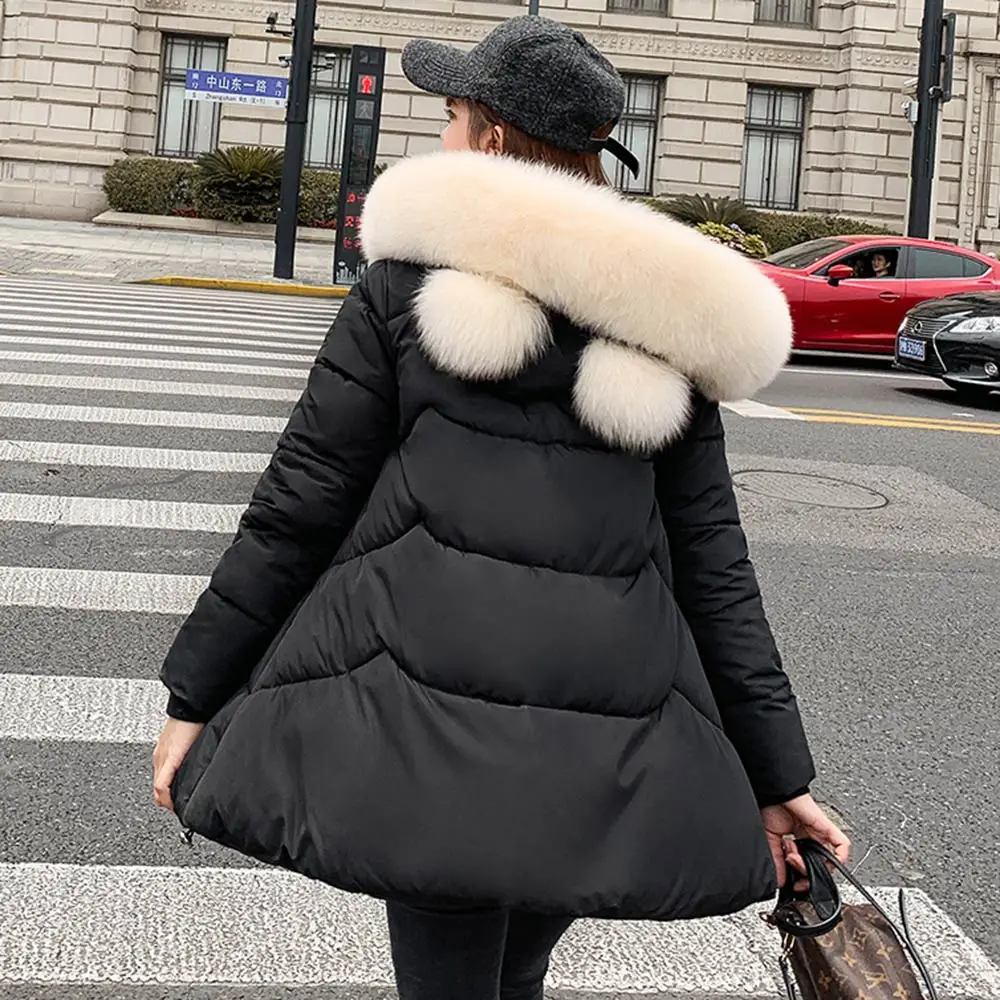 PinkyIsBlack/Новинка года; осенне-зимняя куртка для женщин; милое пальто с милыми кошачьими ушками; парка с длинным капюшоном; куртки Jaquata Feminina Inverno