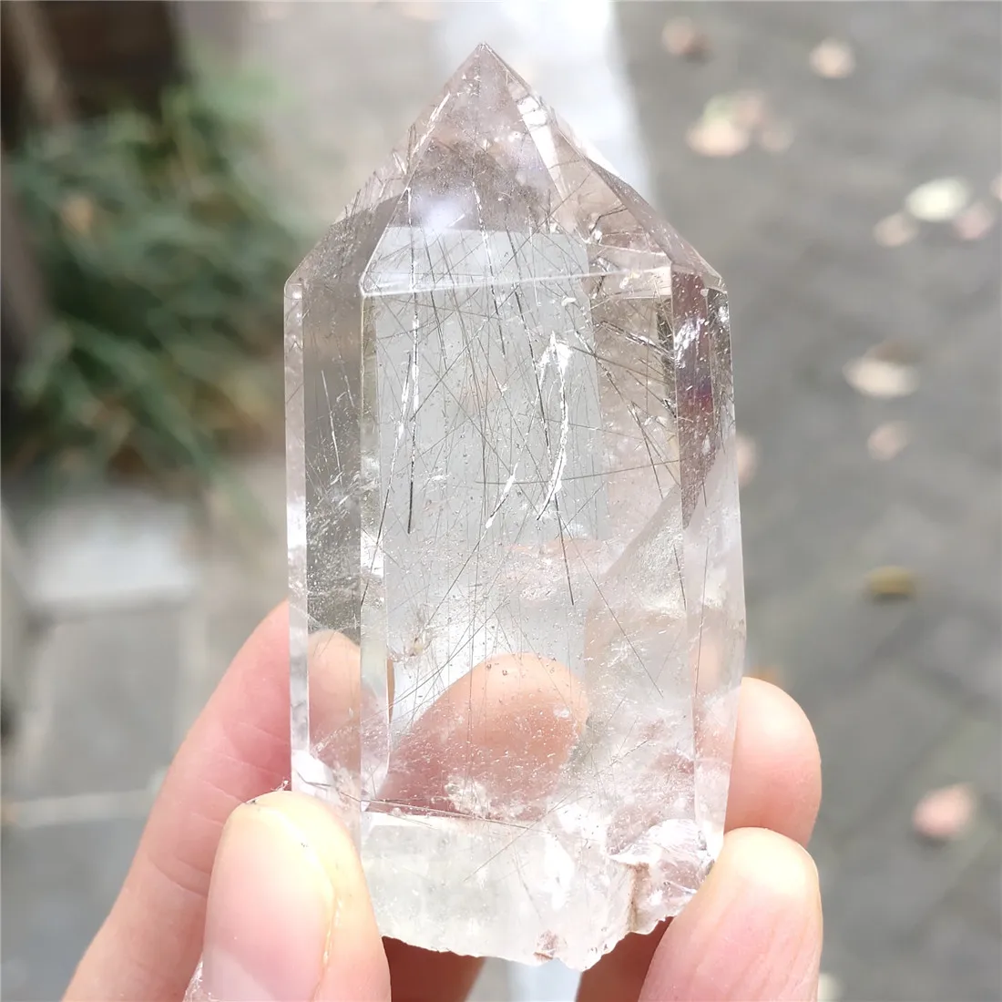 

Rutile Quartz Tower Stone Island Crystals Wicca Decor Natural Cristals Pierre Reike Healing Islan Meditation Chakras Decoration
