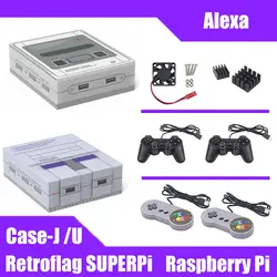 Чехол NESPi для Raspberry Pi 3 B + (Plus) NES FS стильный корпус корпуса с вентилятором и радиаторами Raspberry Pi 3 Model B +, 3B