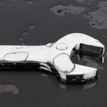 

Tool Ratchet Wrench Silver 180 Degree 8mm Removable Head Multifunctional