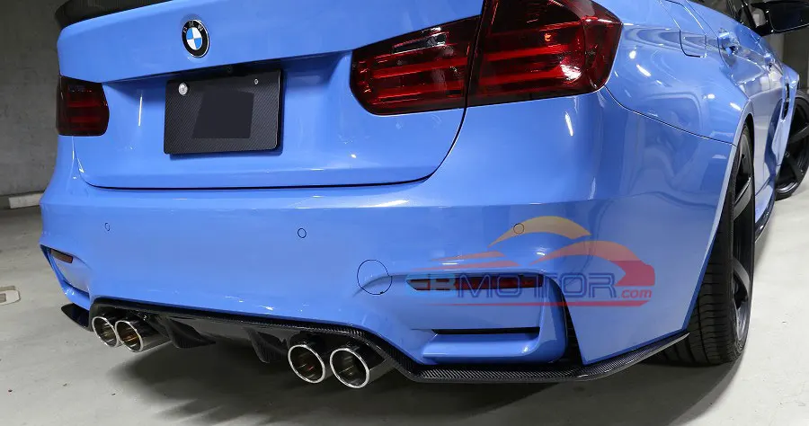 Real Carbon Fiber 3D Style Rear Diffuser for BMW F80 M3 F82 M4 2014UP B243