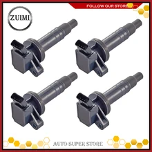 4 Ignition Coil for 2000-2002 Chevrolet Prizm & 2003-2006 Pontiac Vibe & 1999-2010 Toyota Corolla & 2003-2008 Toyota Matrix