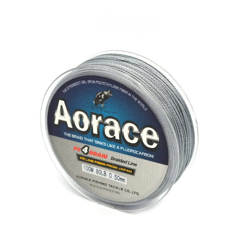 1PC Fishline 100M PE Braided Fishing Line 4 Strands 6-100LB Multifilament Pesca Lines for Carp Fishing Wire Good for Fish Braid