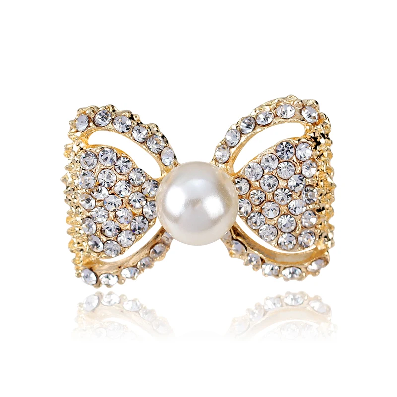 Flyunhan New fashion wild rhinestone corsage atmospheric noble bow western accessories | Украшения и аксессуары