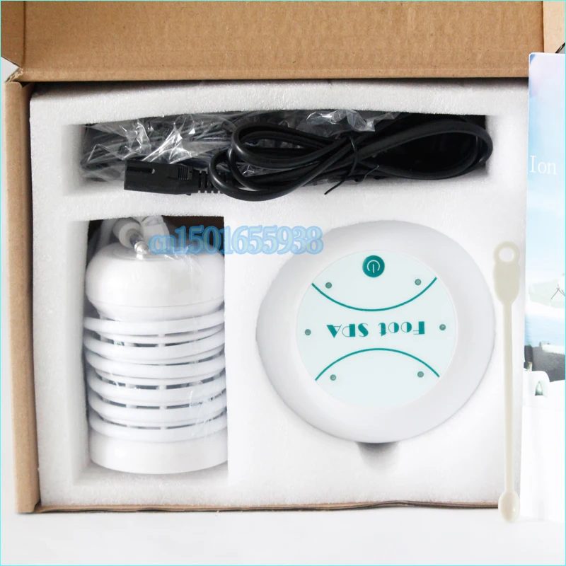Мини-Детокс машина Aqua Foot Spa ионная сотовая спа машина Детокс ванна для ног 1 комплект включает 1 главный аппарат, 1 ионный массив, 1 адаптер питания
