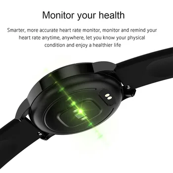 

Fitness watch smart bracelet sport men blood pressure heart rate smart watch wristband ip67 waterproof 1.22'' for android ios