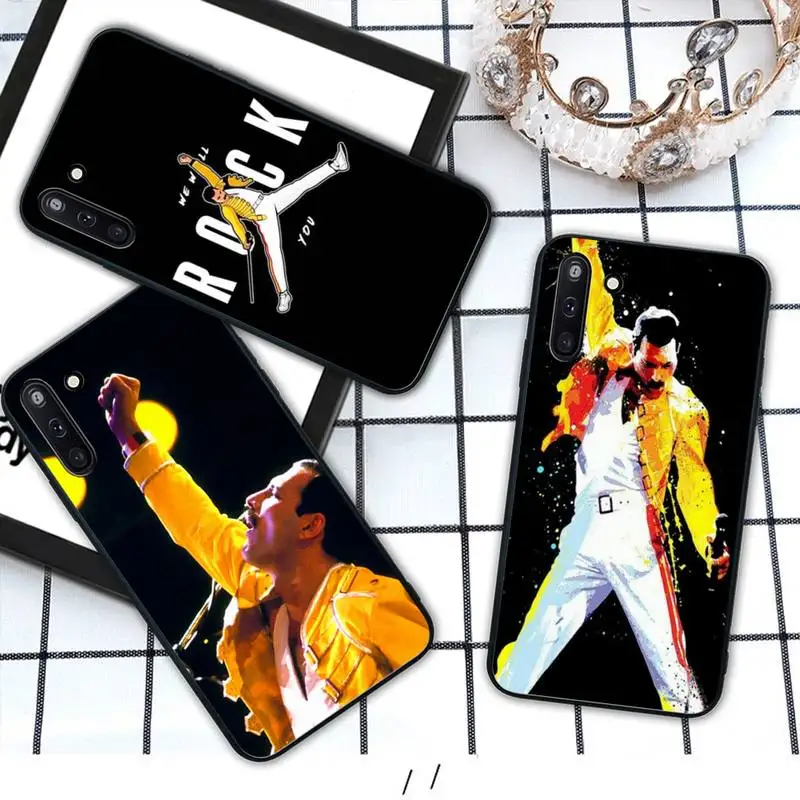 

Queen Band Freddie Mercury phone cover case for Samsung galaxy J2 J2 J3 J4 plus J5 prime J7 2016 J6 note 5 8 9 10