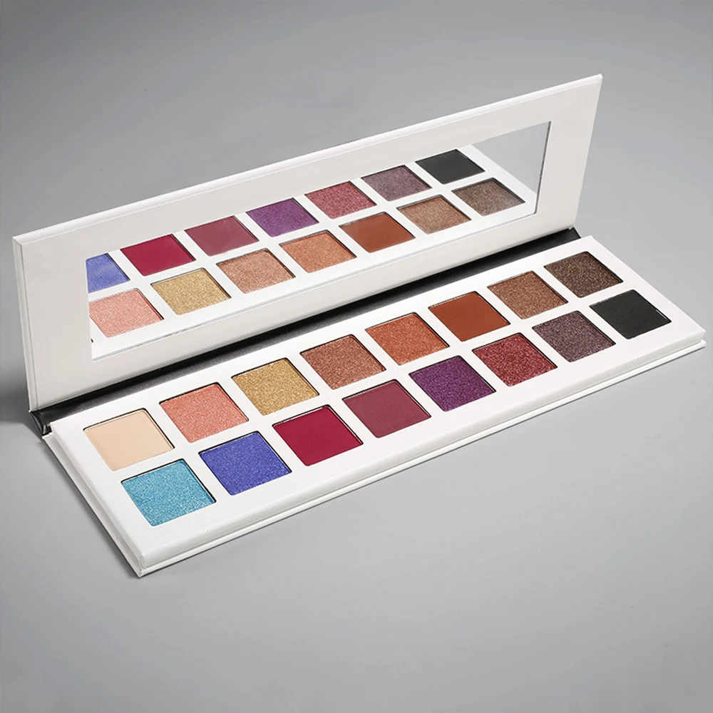 OEM Private Label christmas eyeshadow color for brown eyes hypoallergenic makeup vegan cosmetics no logo custom