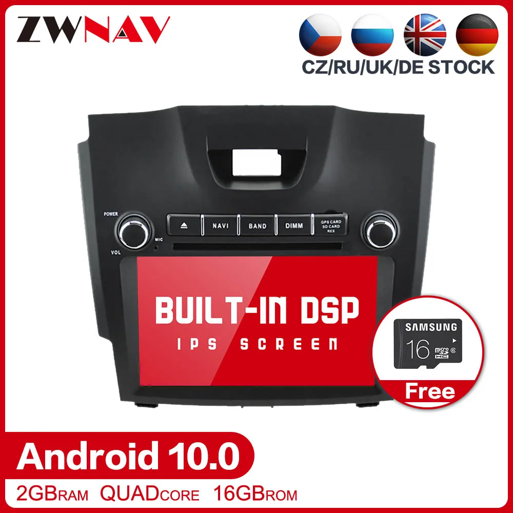 Android 10,0 2 din Автомобильный Радио мультимедийный плеер для Chevrolet/Chevy/Holden/S10/TRAILBLAZER/ISUZU D-MAX S10 gps стерео головное устройство