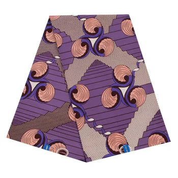 

ankara African prints batik fabric real wax 100% cotton sewing material for wedding dress high quality Africa tissu 6yards WB-89