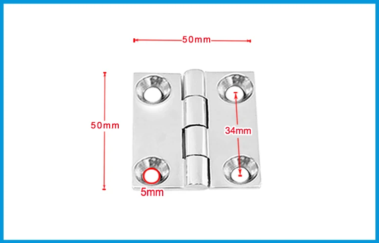 BSET MATEL Сверхмощный SS 316 морской класс 2 дюйма 50*50 мм литая Лодка Караван RV палуба Шкаф ящика двери ремень Стыковая петля Аппаратные средства