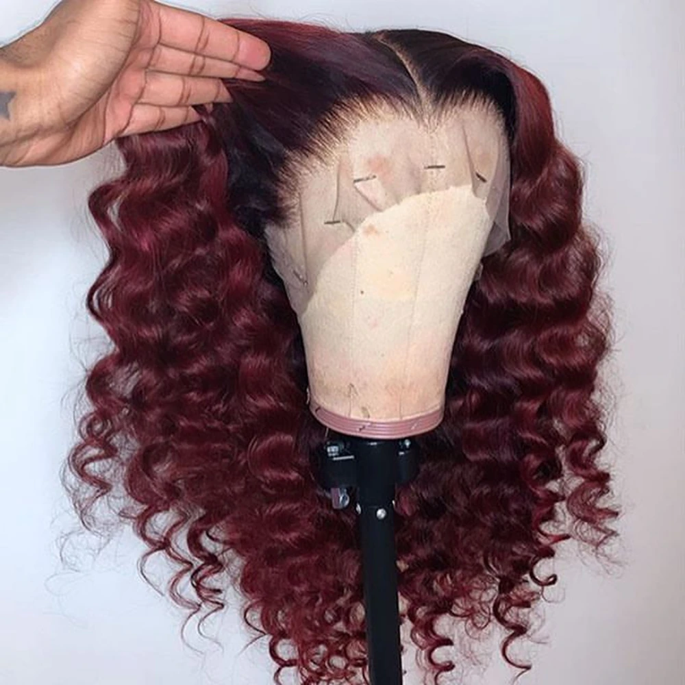 Ombre-99J-Burgundy-Red-Colored-360-Lace-Frontal-Human-Hair-Wigs-13x6-Lace-Wigs-Preplucked-Curly (1)