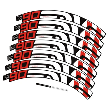 

Bicycle Wheel Stickers for Bike M90 MTB Width 34mm Cycling Wheel Decals Road Bike Stickers for 2 Wheels Decals Bike Stickers