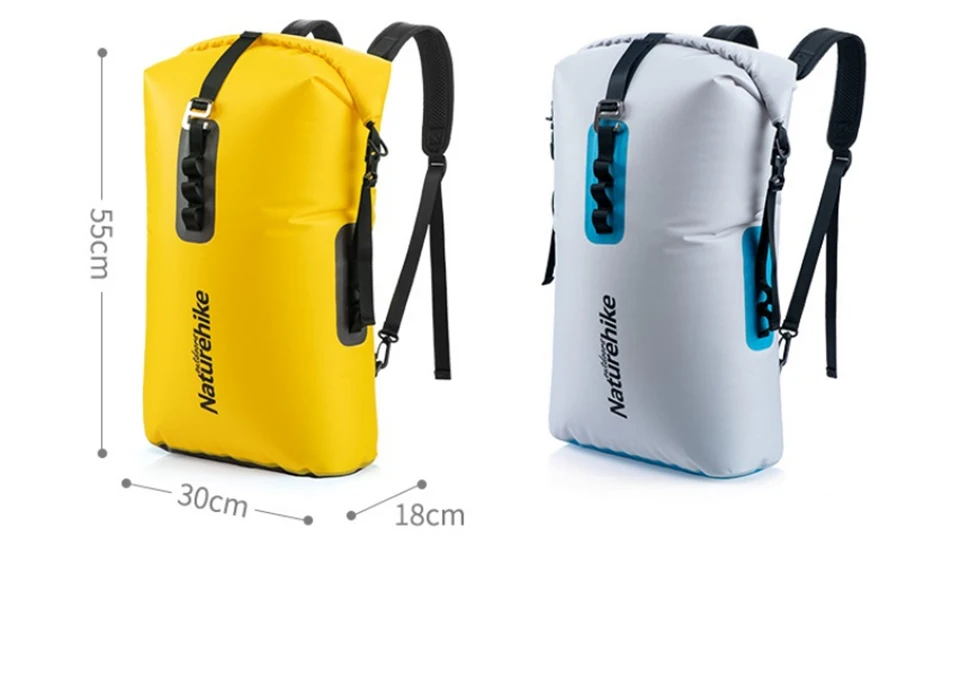 Naturehike 28L водонепроницаемый заплечный гермомешок рюкзак упаковка для хранения мешок плаванье рафтинг Каякинг плавающий парусный пляж