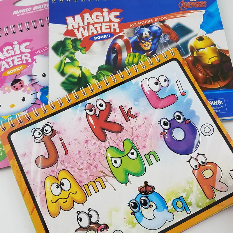 

Children Creative Water Copying Color Graffiti Book Dinosaur Painting Book Painting Water Album of Painting Educational Early Ch