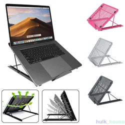 Support réglable pour ordinateur Portable, pliable, Portable, en maille, Support de bureau pour iPad 
