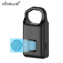 Obawa замок с отпечатком пальца умный замок Домашний багажный шкафчик для общежития складской двери водонепроницаемый электронный замок портативный замок