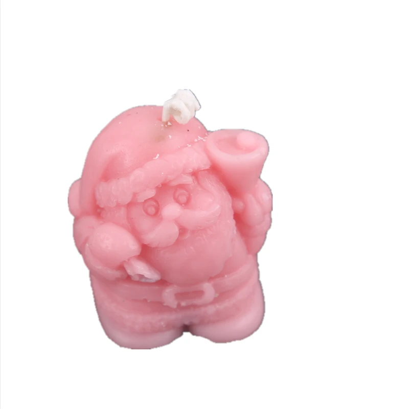 Handmake Мыло силиконовая форма 3D Мини Санта Клаус форма свечи пластырь для ароматерапии DIY украшения формы торта
