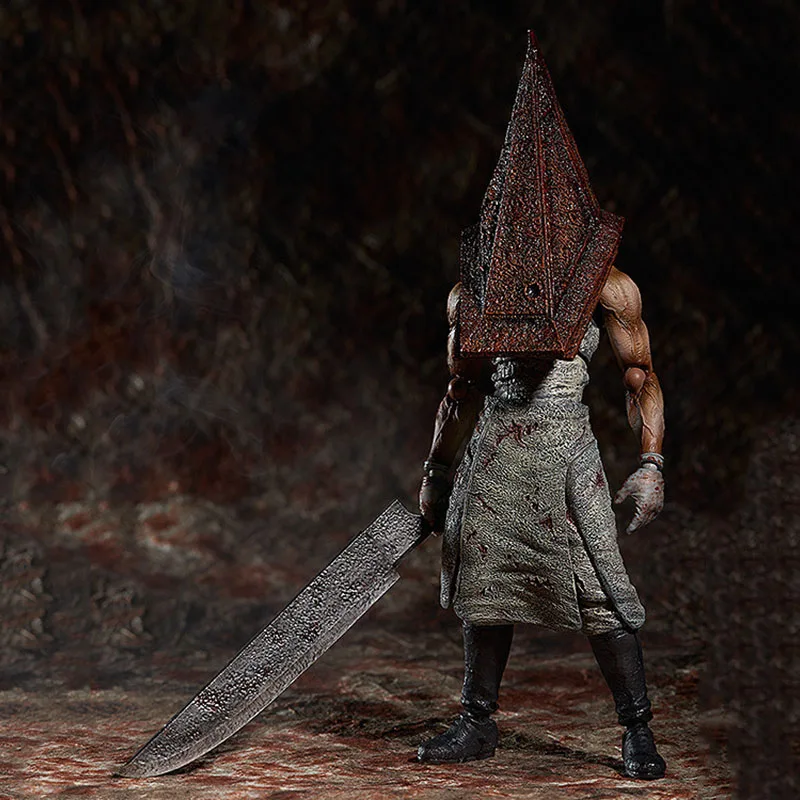 

17cm Figma SP-055 Horror Movies Figures Silent Hill 2 Pyramid Head Red Pyramid Thing Collection Action Figure Toys