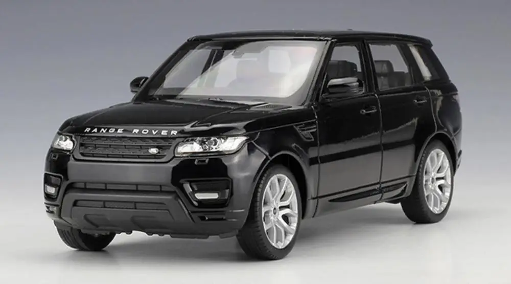 Welly 1/124 1:24 Range Rover Sport SUV внедорожник автомобиль литой Дисплей Модель игрушки на день рождения для детей мальчиков и девочек - Цвет: Range Rover Black