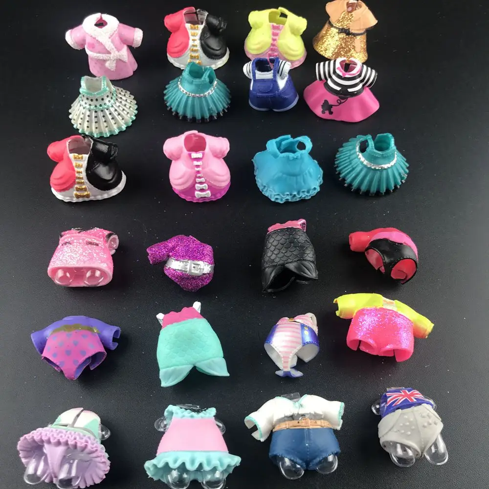Новинка оригинальная Одежда для кукол lols юбка аксессуары большое количество