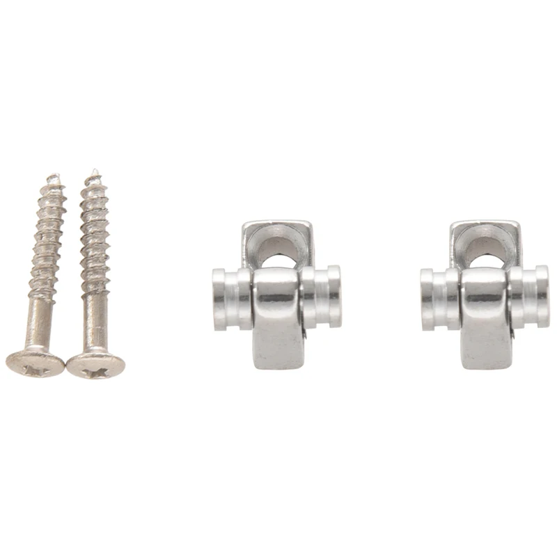 

Set of 2 Chrome Roller String Retainer Trees Guitar Parts