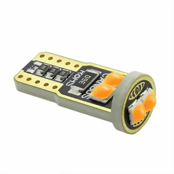 

194 168 Canbus W5W LED Bulbs Amber Car Wedge Light DC 12V Bright Parts