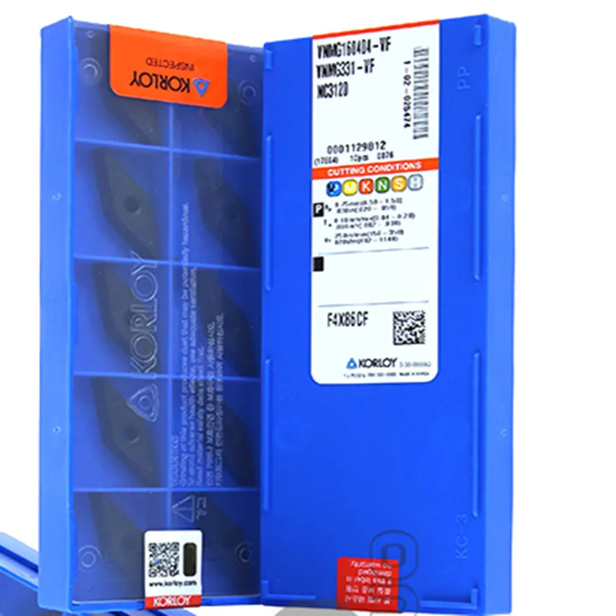 KORLOY VNMG160404-VF NC3120 VNMG331-VF NC3120 вставки карбида 10 шт