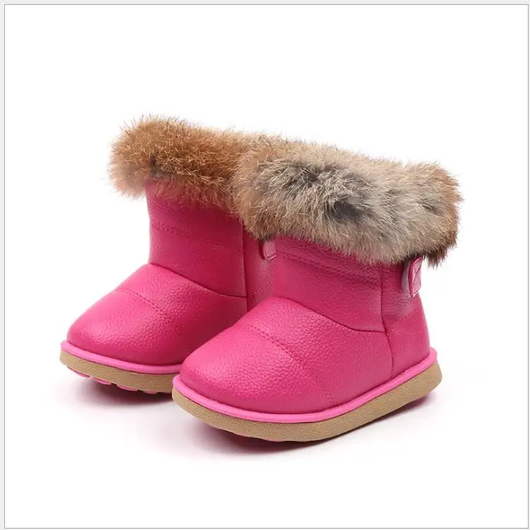

Baby Kids Winter Boots Girls Boys Snow Boots Warm Plush Thicken Fur Children Winter Boots for Baby Girls Baby Boys Shoes