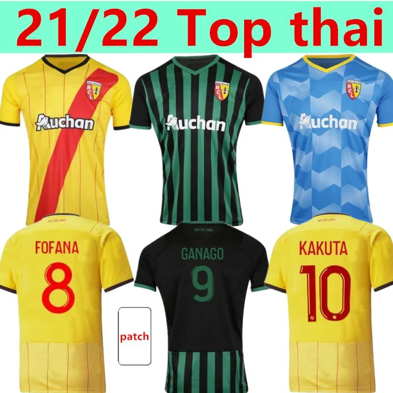 Майо RC линзы футбол Джерси 2022 градиент FORTES BANZA CAHUZAC DOUCOURE 2021 KAKUTA GANAGO SOTOCA FOFANA 21 22 |